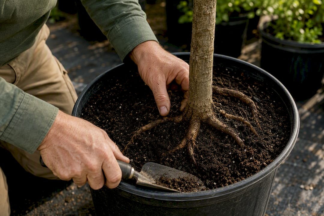 Top 10 Hurricane Resistant Trees for FL Homeowners, UF/IFAS Tips 1 Inspecting tree root flare and circling roots